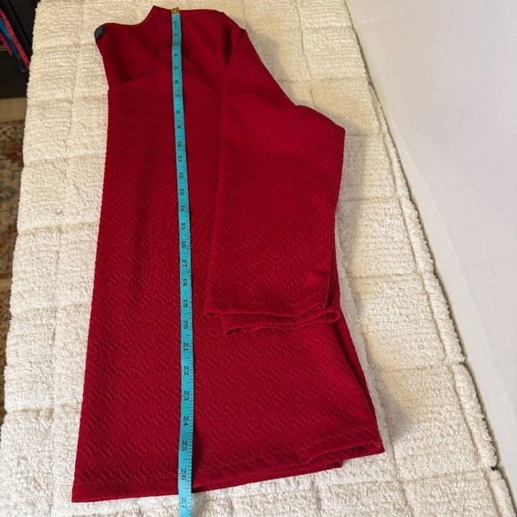 Travel Elements Women's Red XL Blouse Career Office Casual Feminine Everyday - Picture 10 of 11